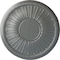 Ekena Millwork Leandros Ceiling Medallion (Fits Canopies up to 6 3/8"), Hand-Painted Platinum, 19 7/8"OD x 1 1/4"P CM22LNPLS - alternate 1